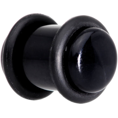 0G Basic Black Acrylic Straight Plug Set