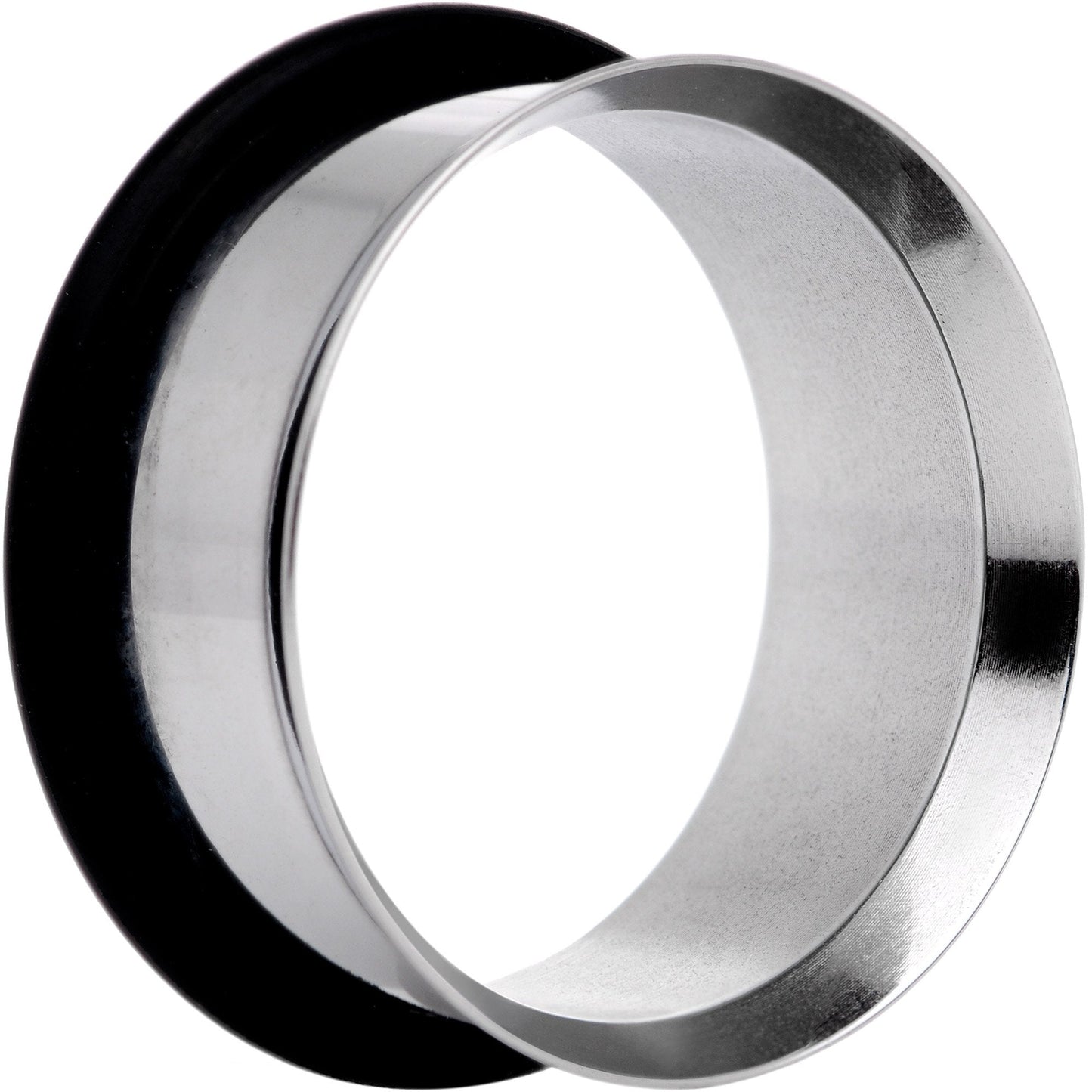 Stainless Steel Single Flare Tunnel Plug Set Available in Sizes  8G to 1