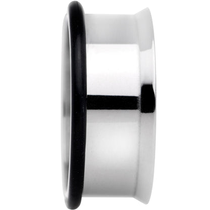 Stainless Steel Single Flare Tunnel Plug Set Available in Sizes  8G to 1