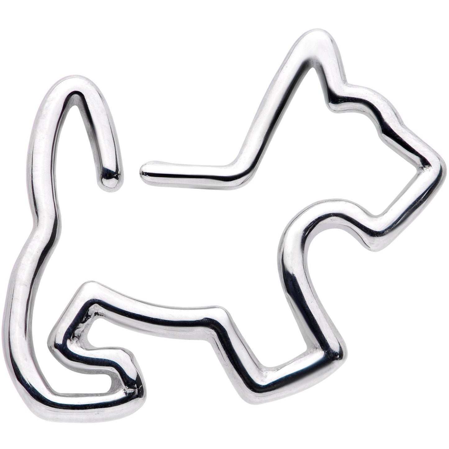 16G 5/16 Sweet Scotty Dog Closure Ring