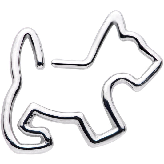 16G 5/16 Sweet Scotty Dog Closure Ring