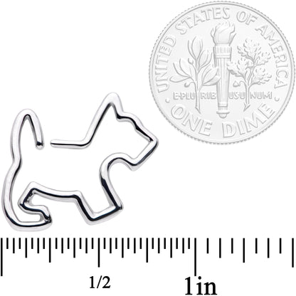 16G 5/16 Sweet Scotty Dog Closure Ring