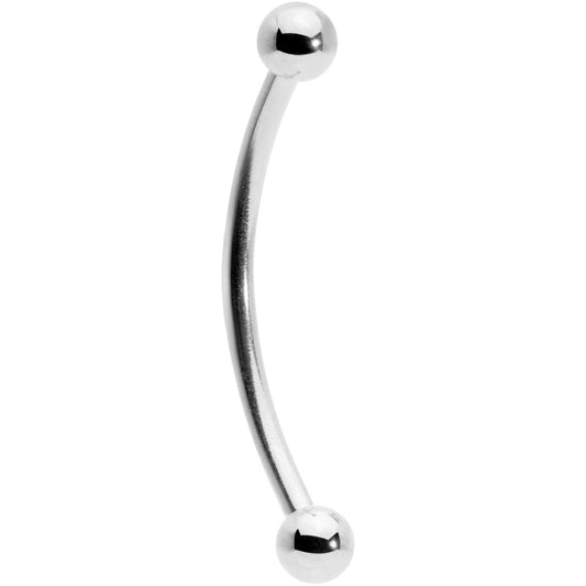 16G 5/8 Stainless Steel Curved Barbell