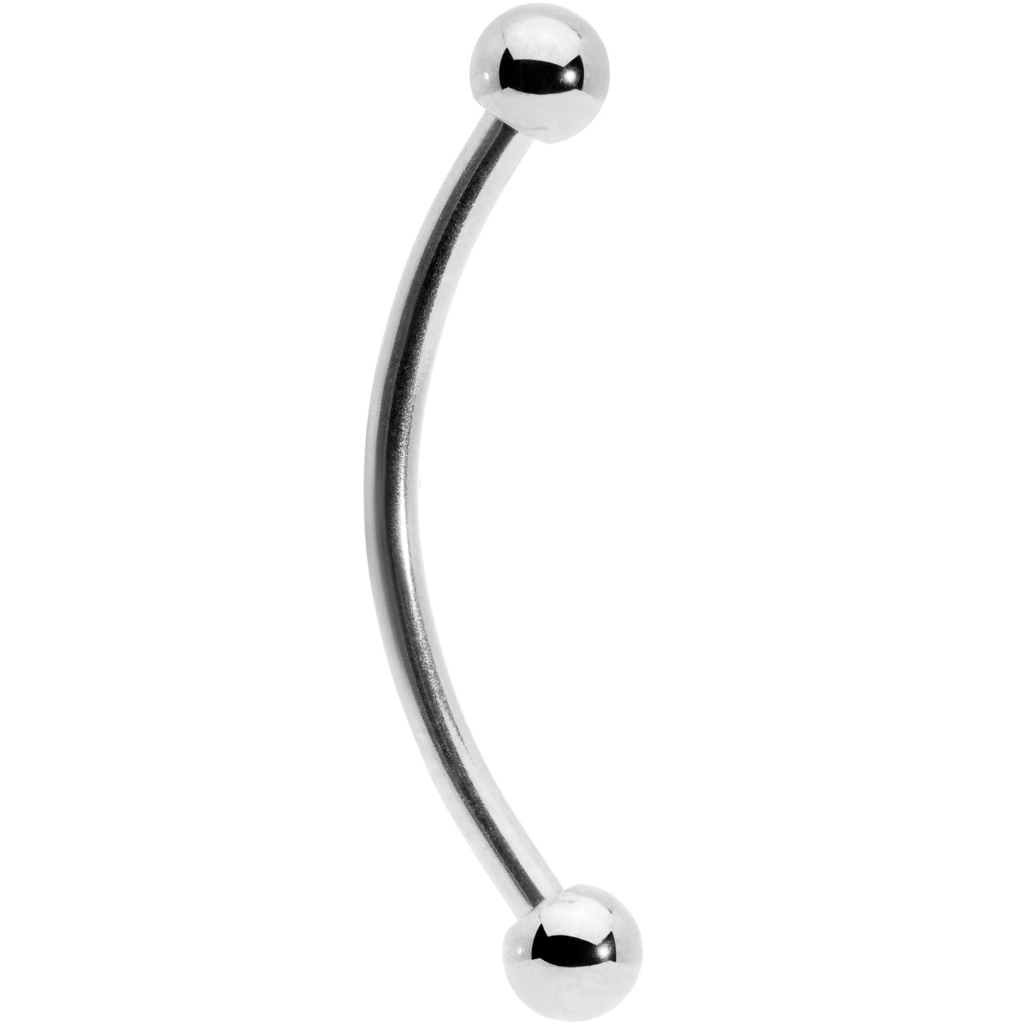 16G 5/8 Stainless Steel Curved Barbell