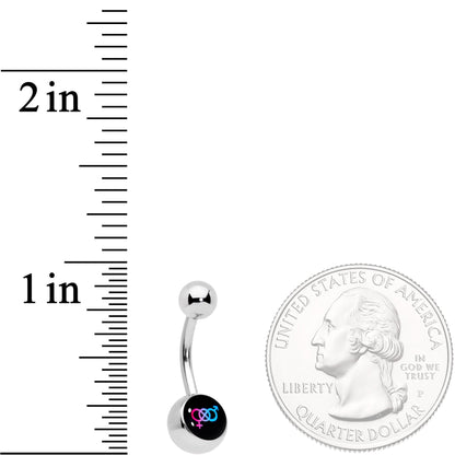 Bisexual Pride Flag Belly Ring
