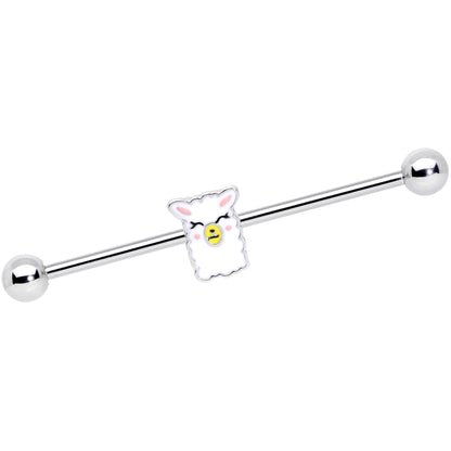 14G Sweet Llama Industrial Barbell 38mm