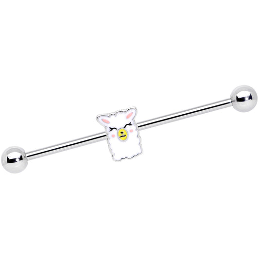 14G Sweet Llama Industrial Barbell 38mm