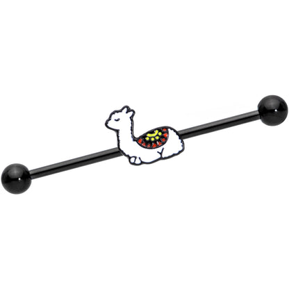 14G Sleepy Llama Industrial Barbell 38mm