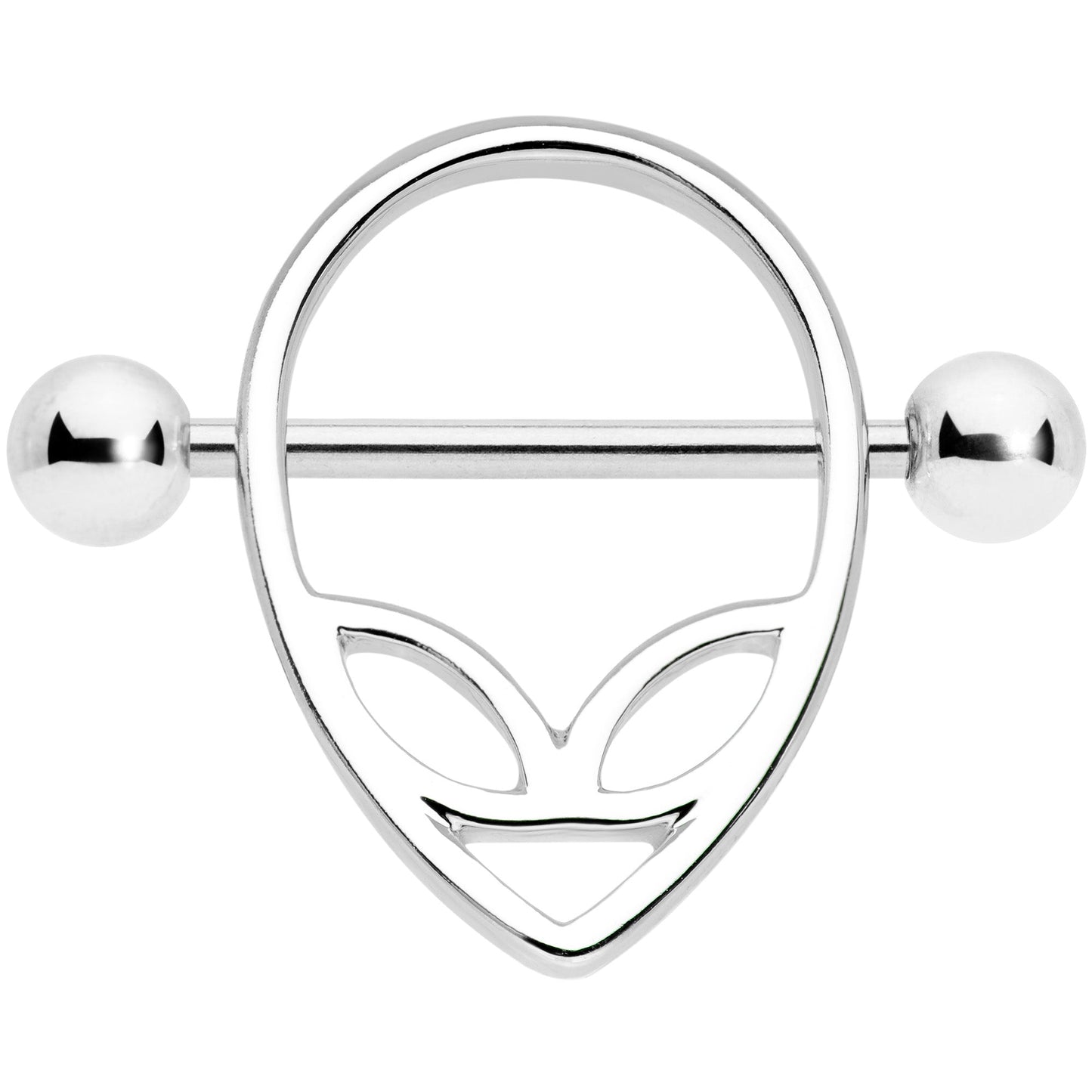 14G 9/16 UFO Alien Nipple Shield Set