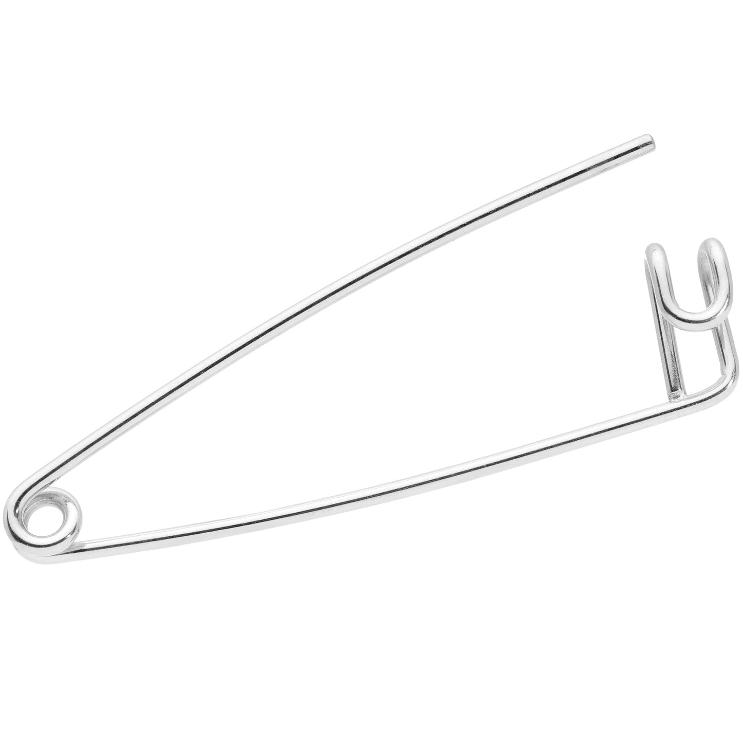 16G Punk Rock Safety Pin Industrial Barbell 38mm