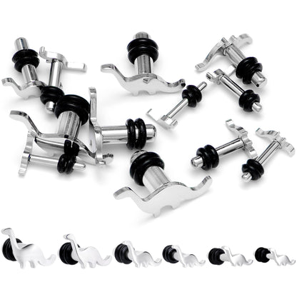 Brontosaurus Dinosaur Single Flare Plug Set 14G to 4G