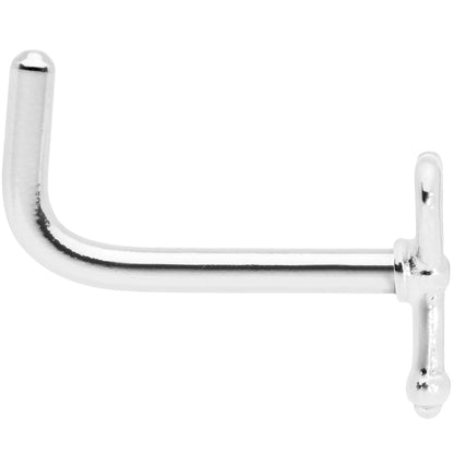 18G 5/16 Key to Your Heart L Shaped Nose Ring