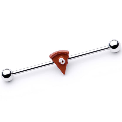 14G Pumpkin Pie Thanksgiving Industrial Barbell 38mm