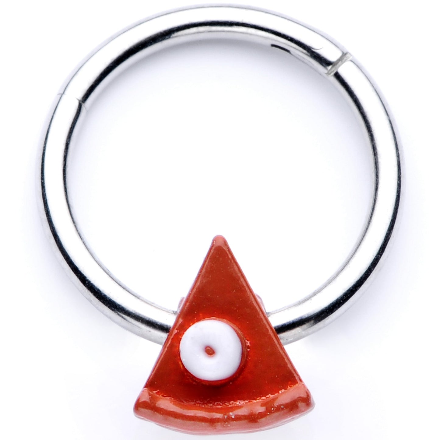 16G 3/8 Pumpkin Pie Thanksgiving Holiday Hinged Segment Ring