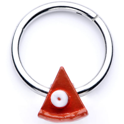 16G 3/8 Pumpkin Pie Thanksgiving Holiday Hinged Segment Ring