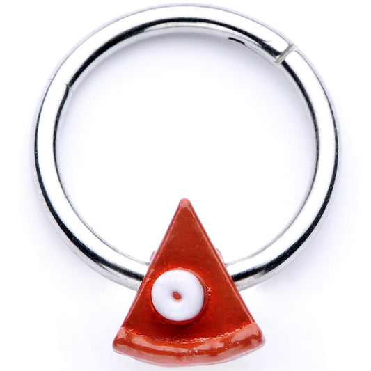 16G 3/8 Pumpkin Pie Thanksgiving Holiday Hinged Segment Ring