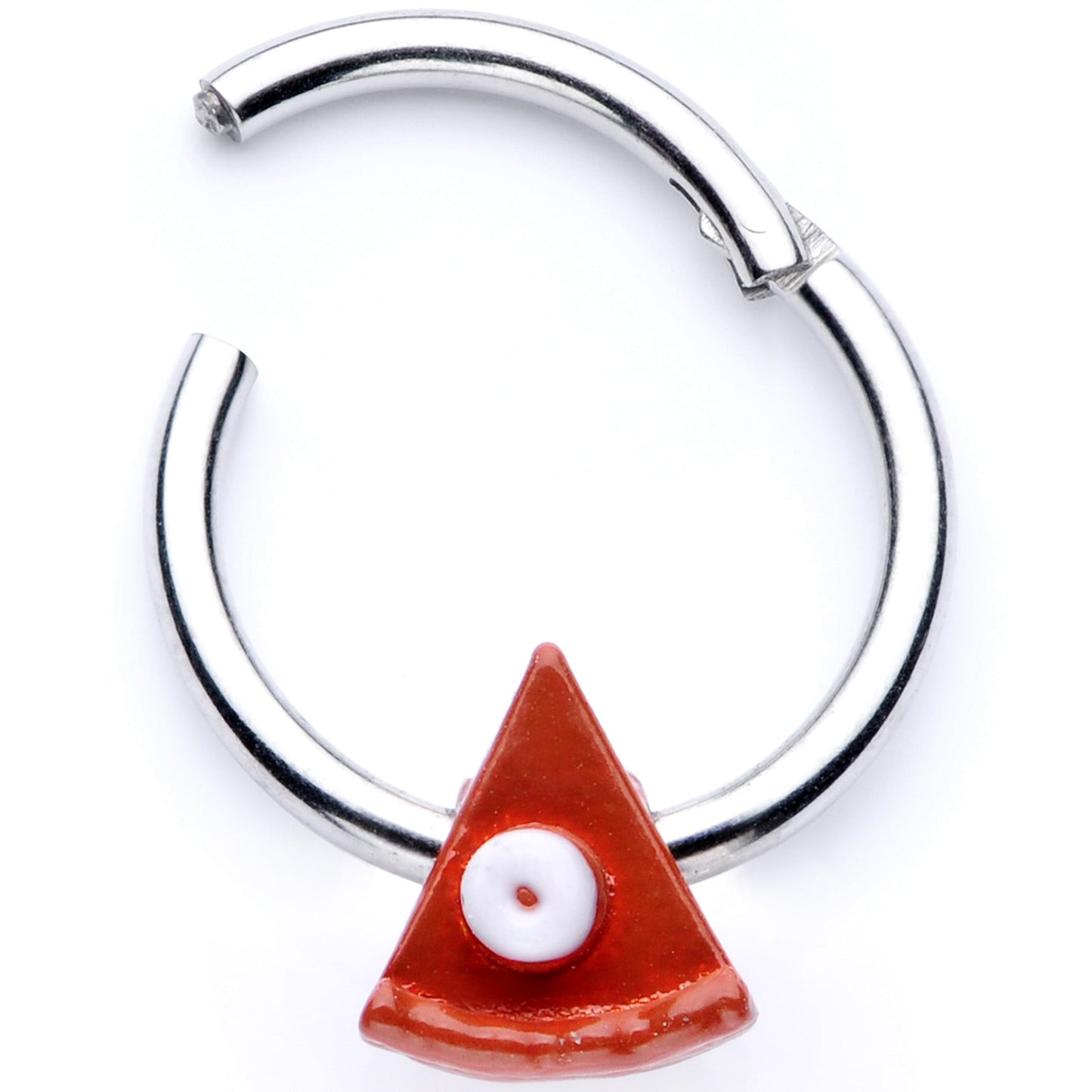 16G 3/8 Pumpkin Pie Thanksgiving Holiday Hinged Segment Ring