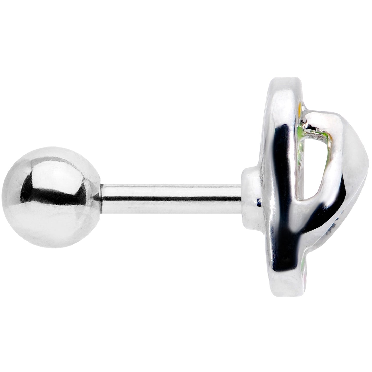 16G 1/4 Pink Green Beach Flip Flop Sandal Cartilage Tragus