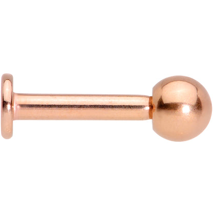 14G 5/16 Rose Gold Tone Simple Labret Monroe Tragus