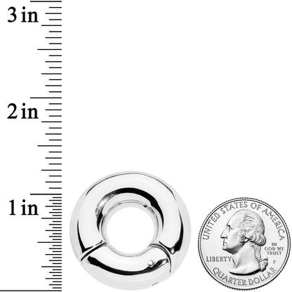 00G 1/2 Stainless Steel Hinged Segment Ring