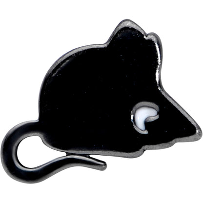 16G 5/16 Black Mouse Labret Monroe Tragus