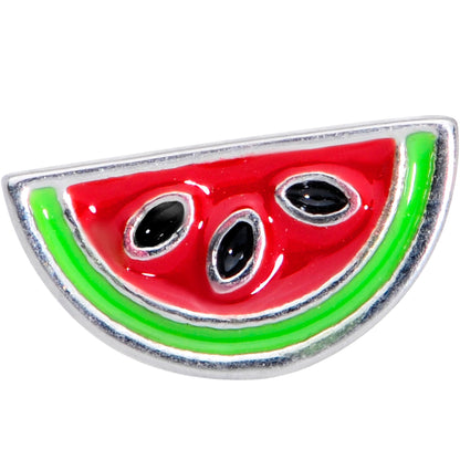 16G 1/4 Red Green Juicy Watermelon Fruit Cartilage Tragus Earring