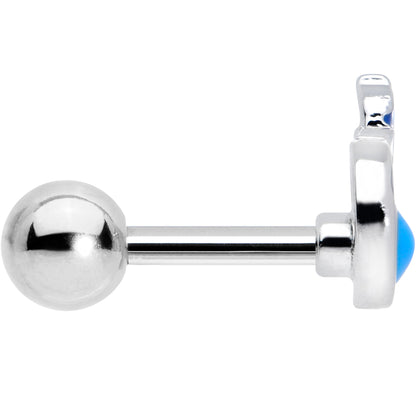 16G 1/4 Whale in the Water Nautical Cartilage Tragus