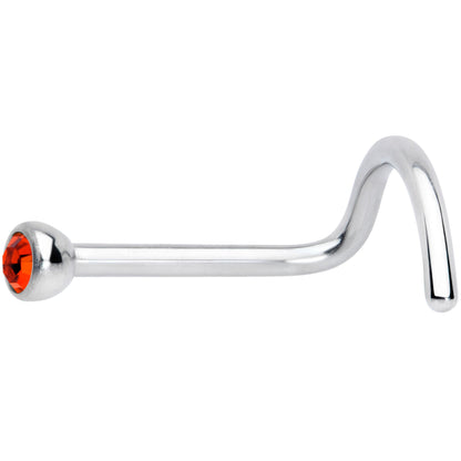 20G Red 2mm Grade 23 Titanium Press Fit Left Side Nose Screw