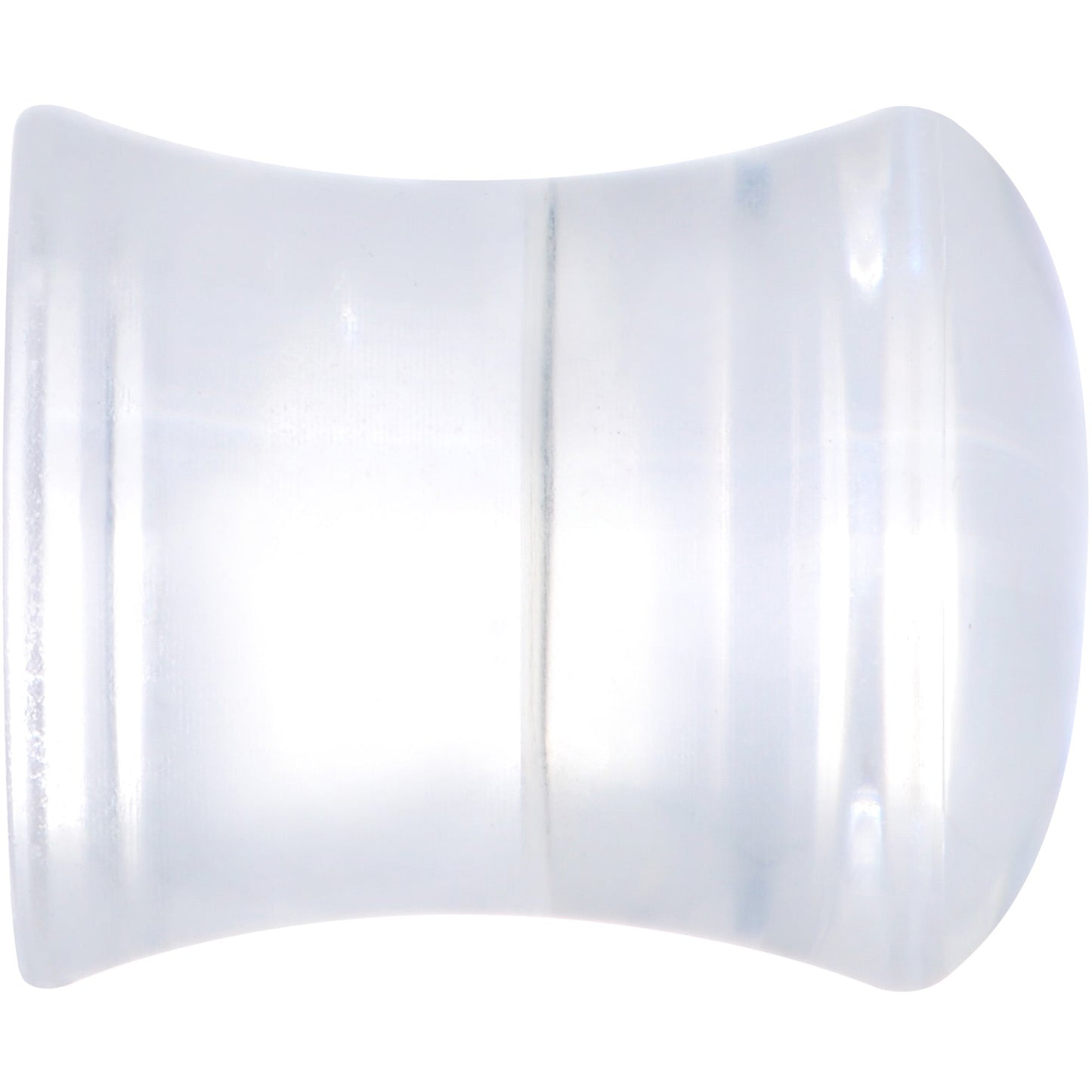 Clear Blue Brown Wolf Acrylic Saddle Plug Set