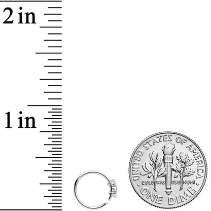 20G 5/16 Rainbow Hippie Flower Nose Hoop