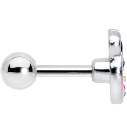 16G 1/4 Pink White Panda Donut Cartilage Tragus