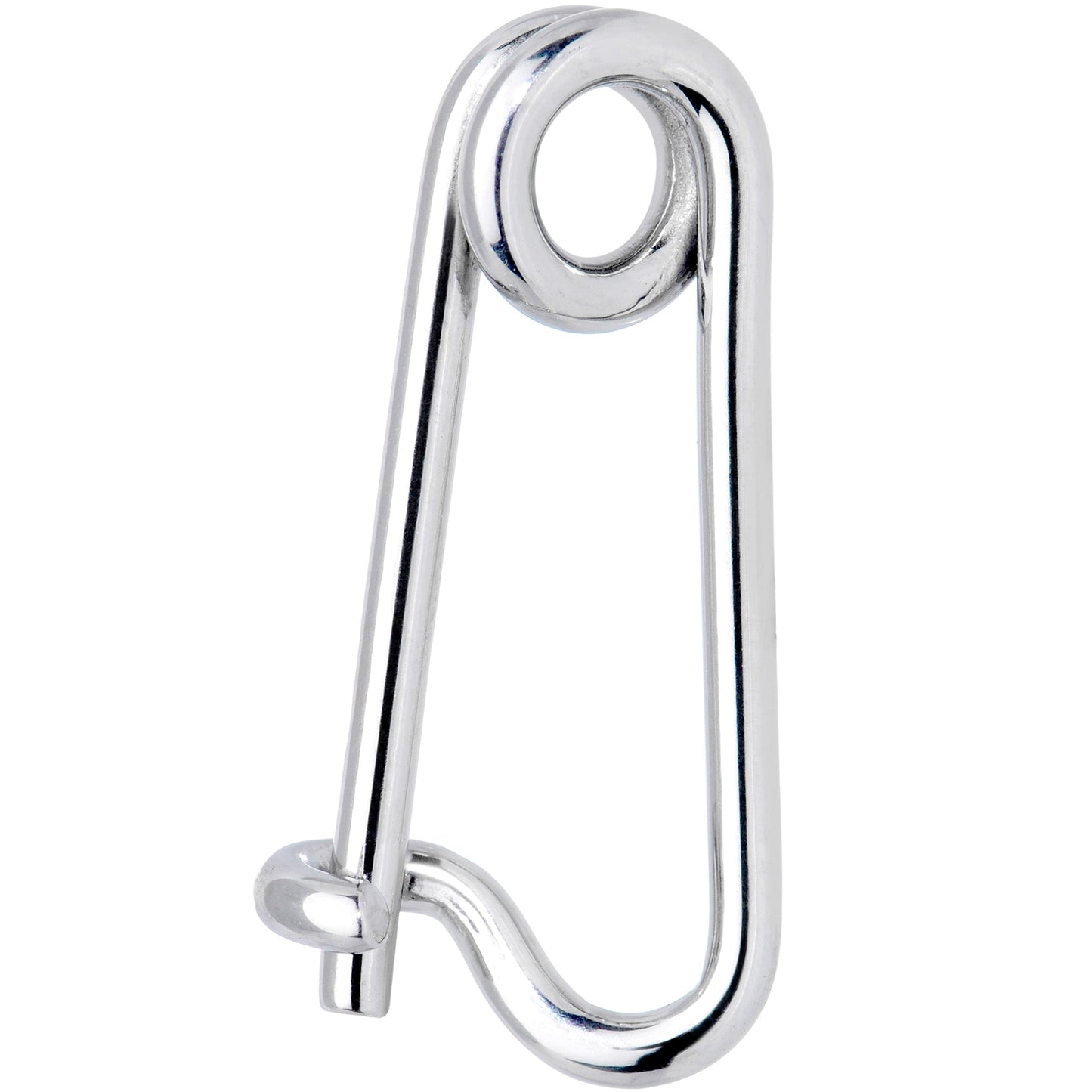 14G Surgical Steel Safety Pin Taper Earring