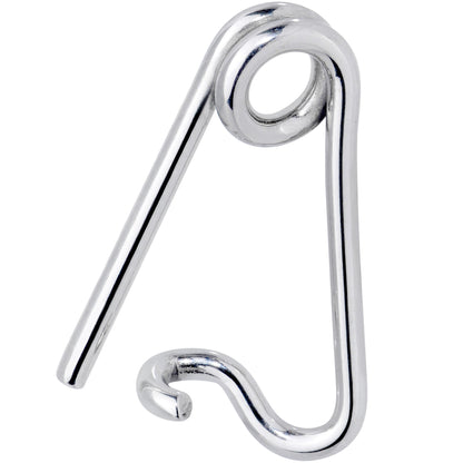 14G Surgical Steel Safety Pin Taper Earring