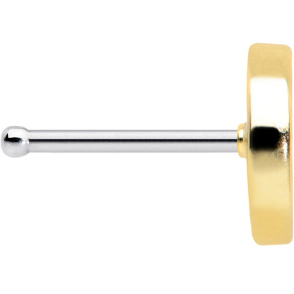 20G 1/4 Clear Gem Gold Tone Orange Tasty Fruit Nose Bone