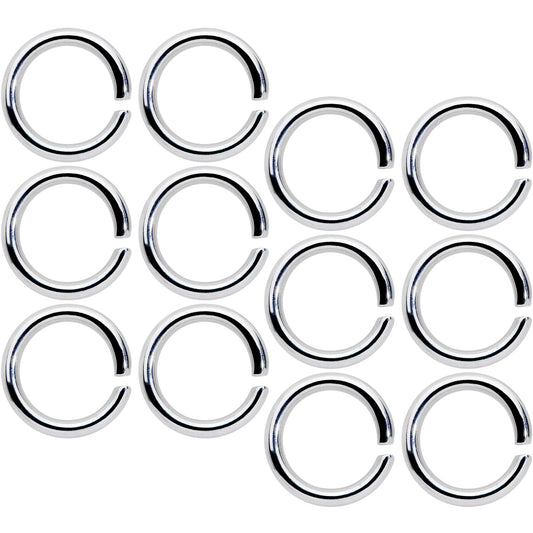 14G 5/16 Seamless Cartilage Ring Set of 12