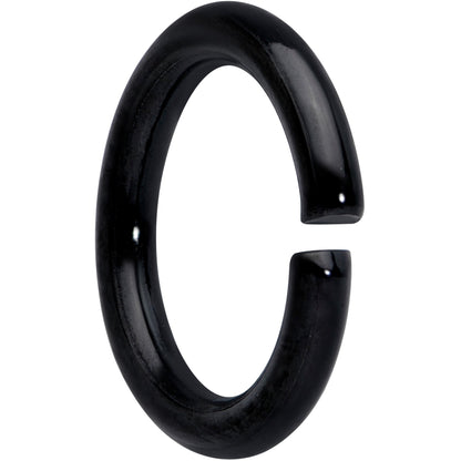 14G 5/16 Black Anodized Seamless Cartilage Ring Set of 12