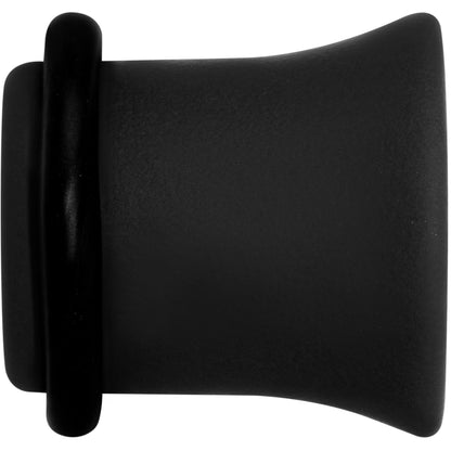 Beauteous Black Matte Acrylic Single Flare Plug Set