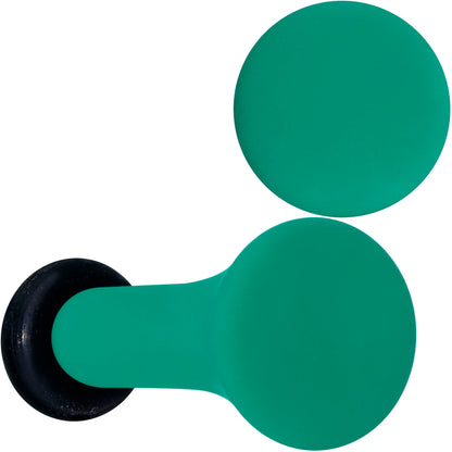 Glorious Green Matte Acrylic Single Flare Plug Set