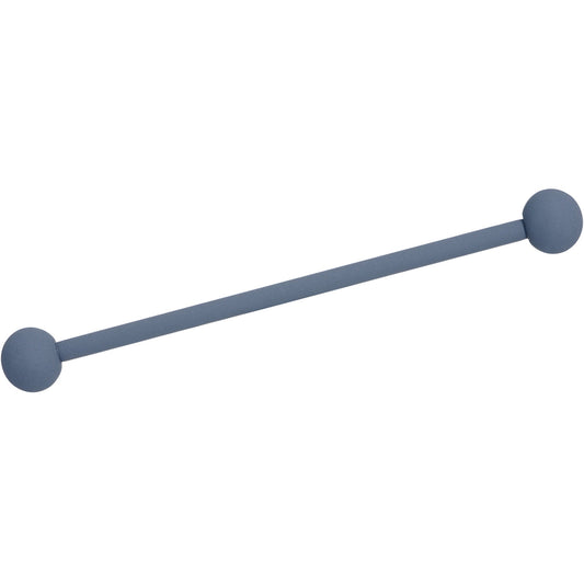 14G Gorgeous Grey Matte Industrial Barbell 38mm