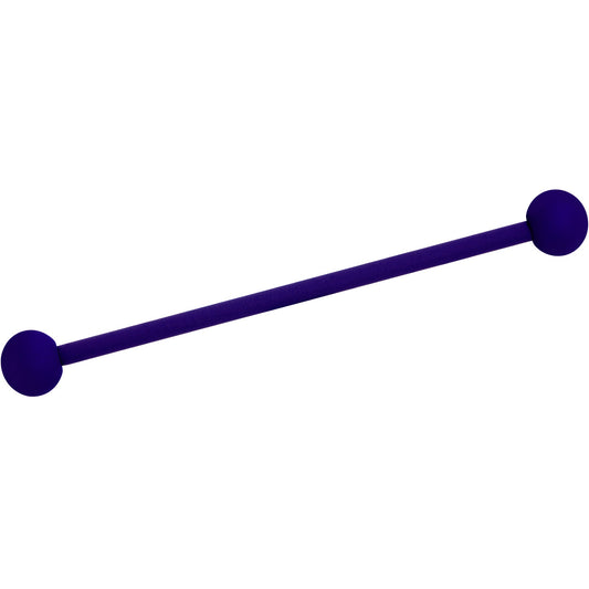 14G Natty Navy Blue Matte Industrial Barbell 38mm