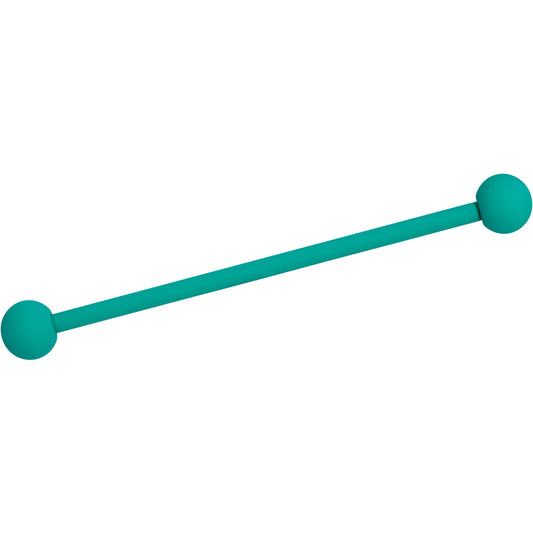 14G Totally Teal Matte Industrial Barbell 38mm