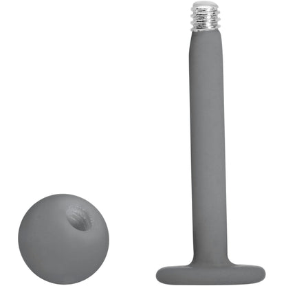 16G 5/16 Grey Acrylic Matte Labret Monroe Tragus