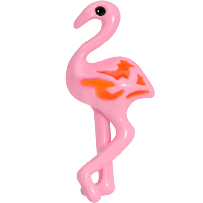 16G 1/4 Gold Tone Flamingo Cartilage Tragus