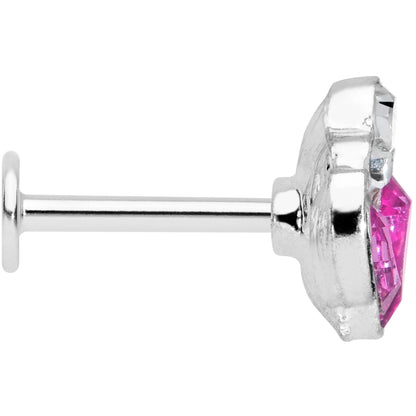 16G 5/16 Clear Purple Gem Cluster Labret Monroe Tragus