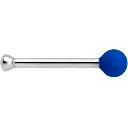 20G 1/4 Blue Matte 2mm Nose Bone
