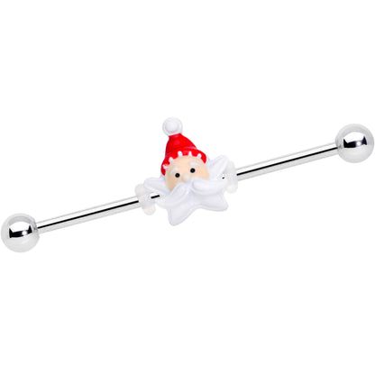 14G Santas Beard Holiday Christmas Industrial Barbell 38mm