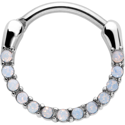 16G 3/8 Aurora Gem Paved Cartilage Clicker