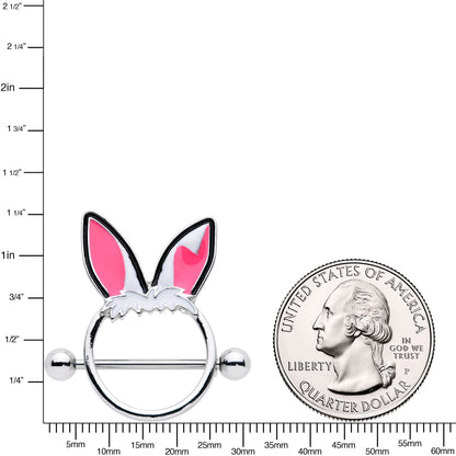 14G 11/16 Easter Bunny Ears Nipple Shield Set