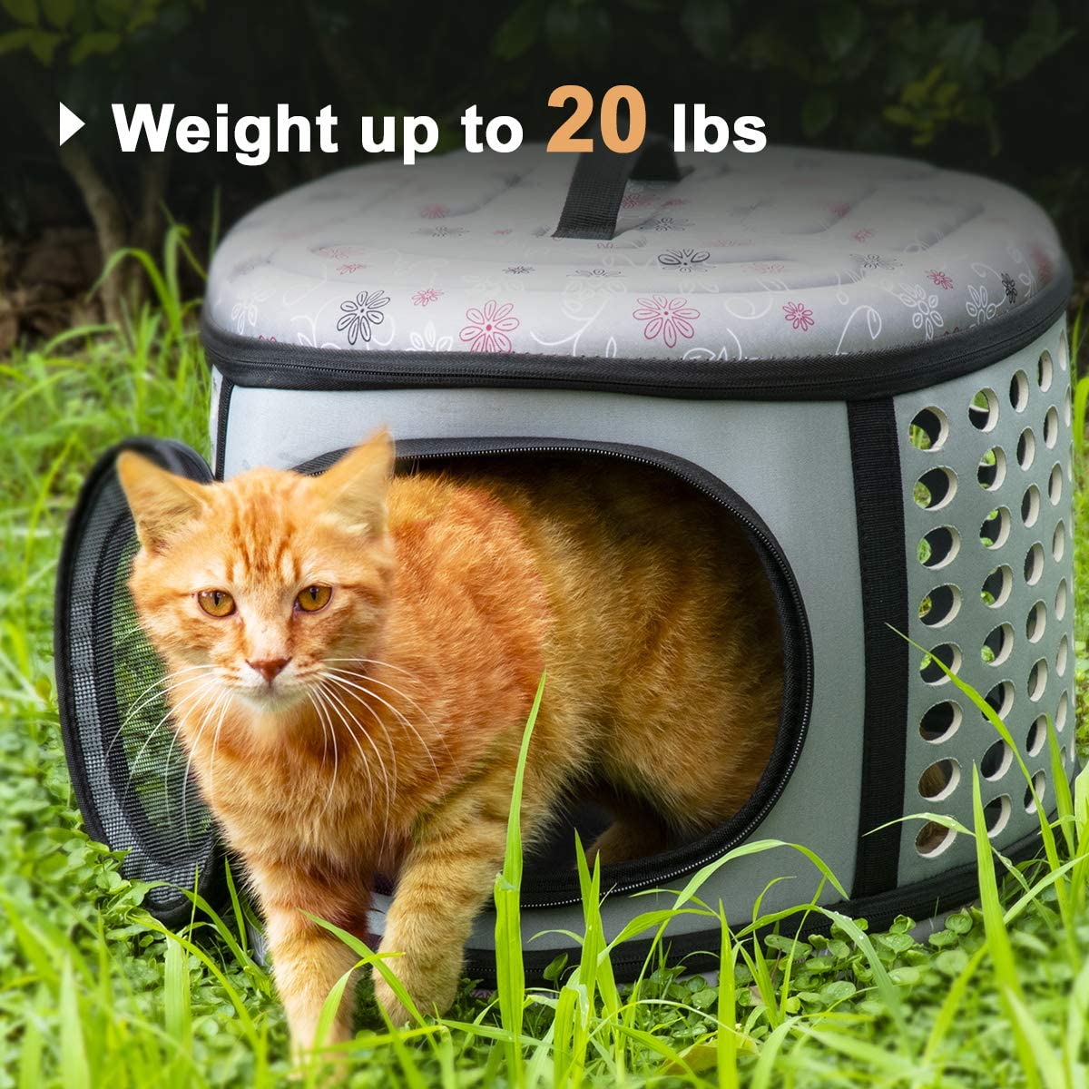 Foldable Pet Dog Cat Puppy Handbag Carrier Cage - Jaico Online Shop