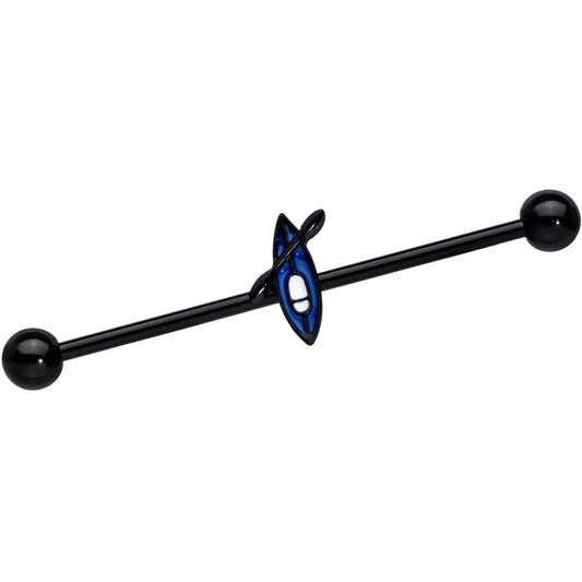 14G Black Blue Summer Kayak Boat Industrial Barbell 38mm